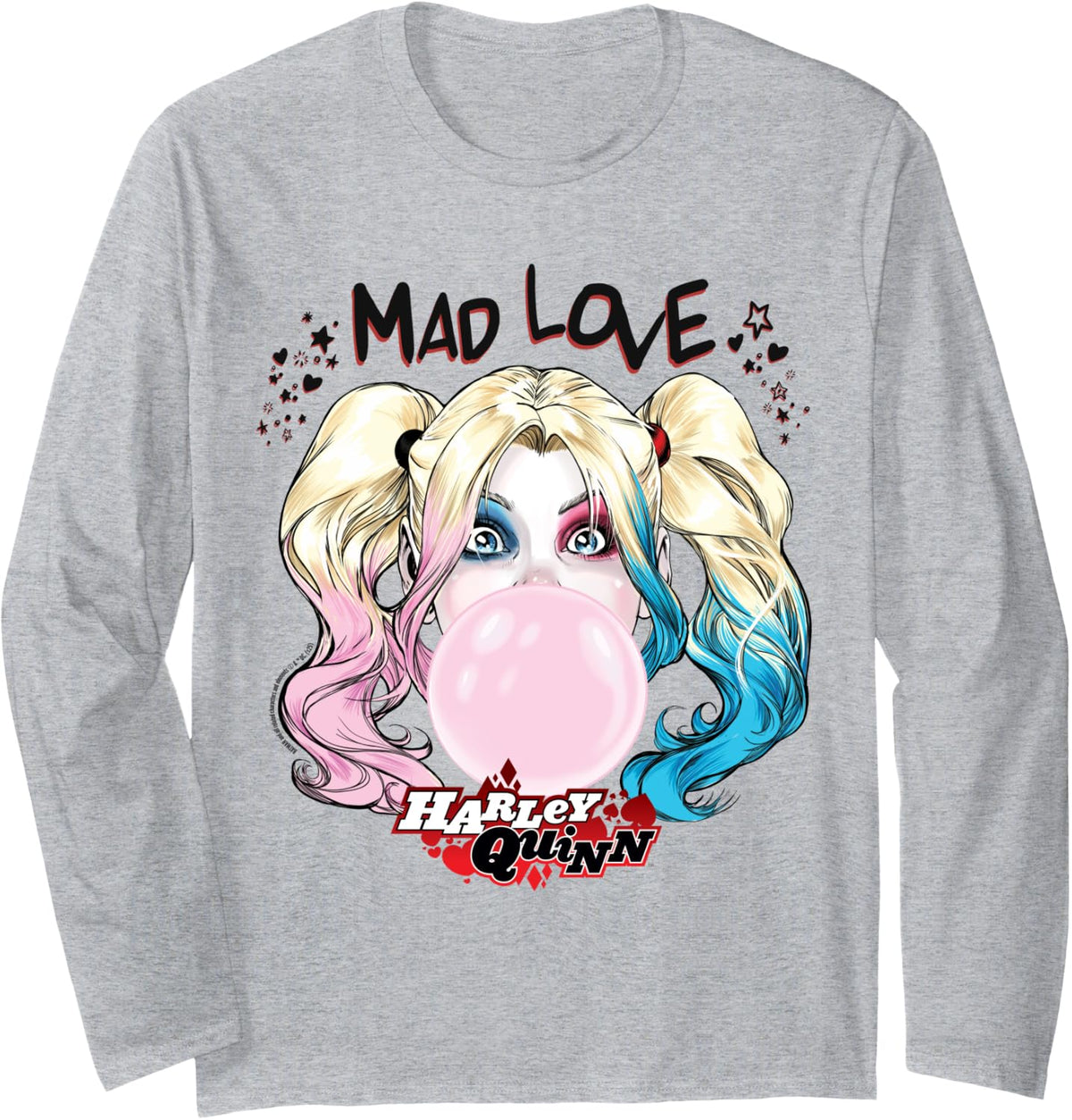 Batman Harley Quinn Bubblegum Mad Love Long Sleeve Long Sleeve T Shirt Viral TikTok Find Gift Ready