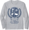 JD Vance 2028 for President Republican Election Patriotic Long Sleeve Apparel | Trending 2025