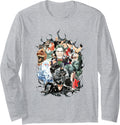 Batman Cape of Villains Long Sleeve Long Sleeve T Shirt Comfort Fit US Top Pick