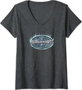 Womens Batman Dark Knight Steel Shield V Neck T Shirt High Search Demand Best Seller Look