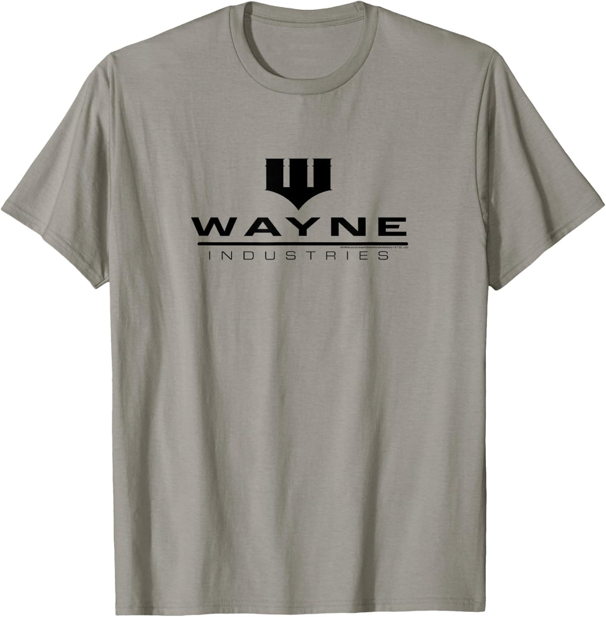 BATMAN Unisex Adults T Shirt Grey Small Short Sleeve Classic Fit Officially Licensed Batman Lightweight Letter Print Cre