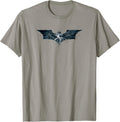 Batman Dark Knight Rises Cracked Glass Logo T Shirt T Shirt High Search Demand Fan Favorite