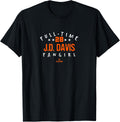 Full-Time JD Davis Fangirl MLBPA New York Baseball Player Apparel | Best Seller Pick