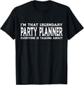 Group Trip Party Planner Job Title Employee Funny Worker Shirt 151