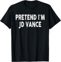 Pretend I'm J.D Vance Funny Halloween Apparel | Aesthetic Design