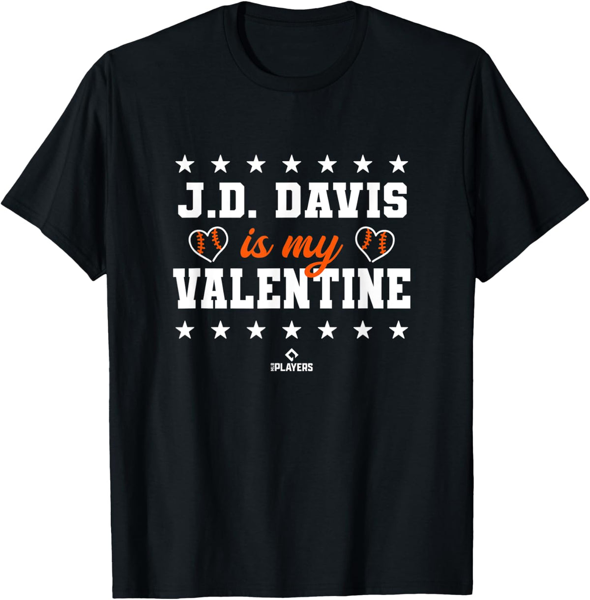 JD Davis is My Valentine New York Baseball Player Apparel | Best Seller Pick