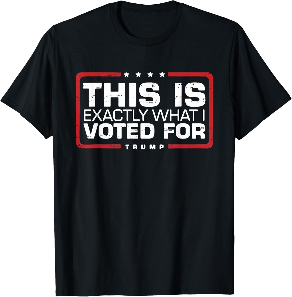 The Politician Retro Funny This Is Exactly What I Voted for Shirt