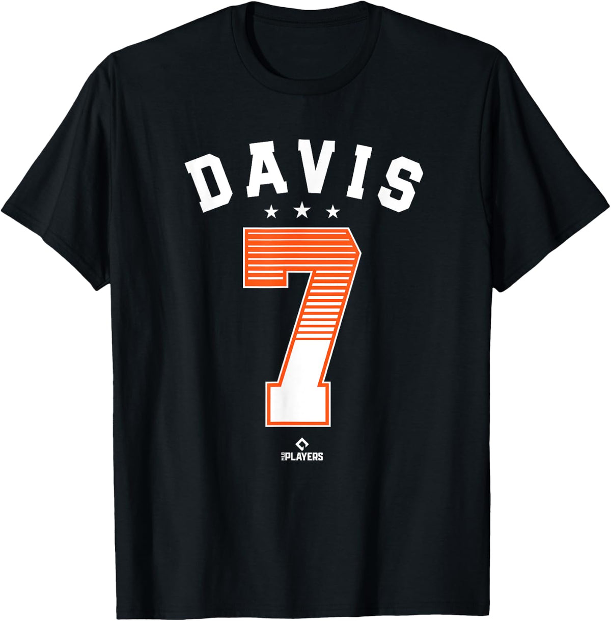 JD Davis 7 San Francisco MLBPA Apparel | Aesthetic Design