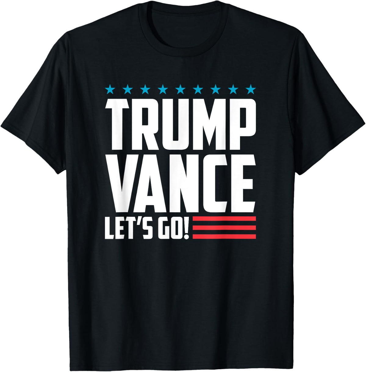 Trump Vance Let's Go! American Flag Trump JD Vance T-Shirt for Women Men T-Shirt | Aesthetic Design