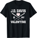 JD Davis Is My Valentine New York Baseball Lover Apparel | US Viral Style