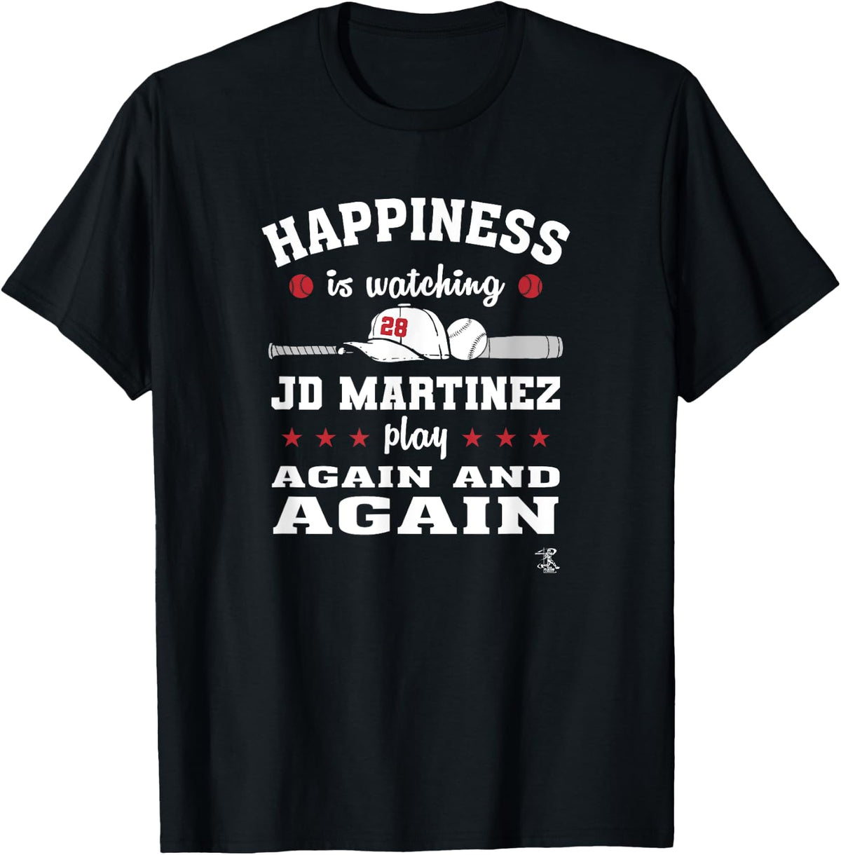 JD Martinez Happiness is Watching Gameday Apparel | Best Seller Pick