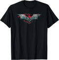 Batman Dark Knight Rises Split Crack Logo T Shirt T Shirt Comfort Fit Best Seller Look