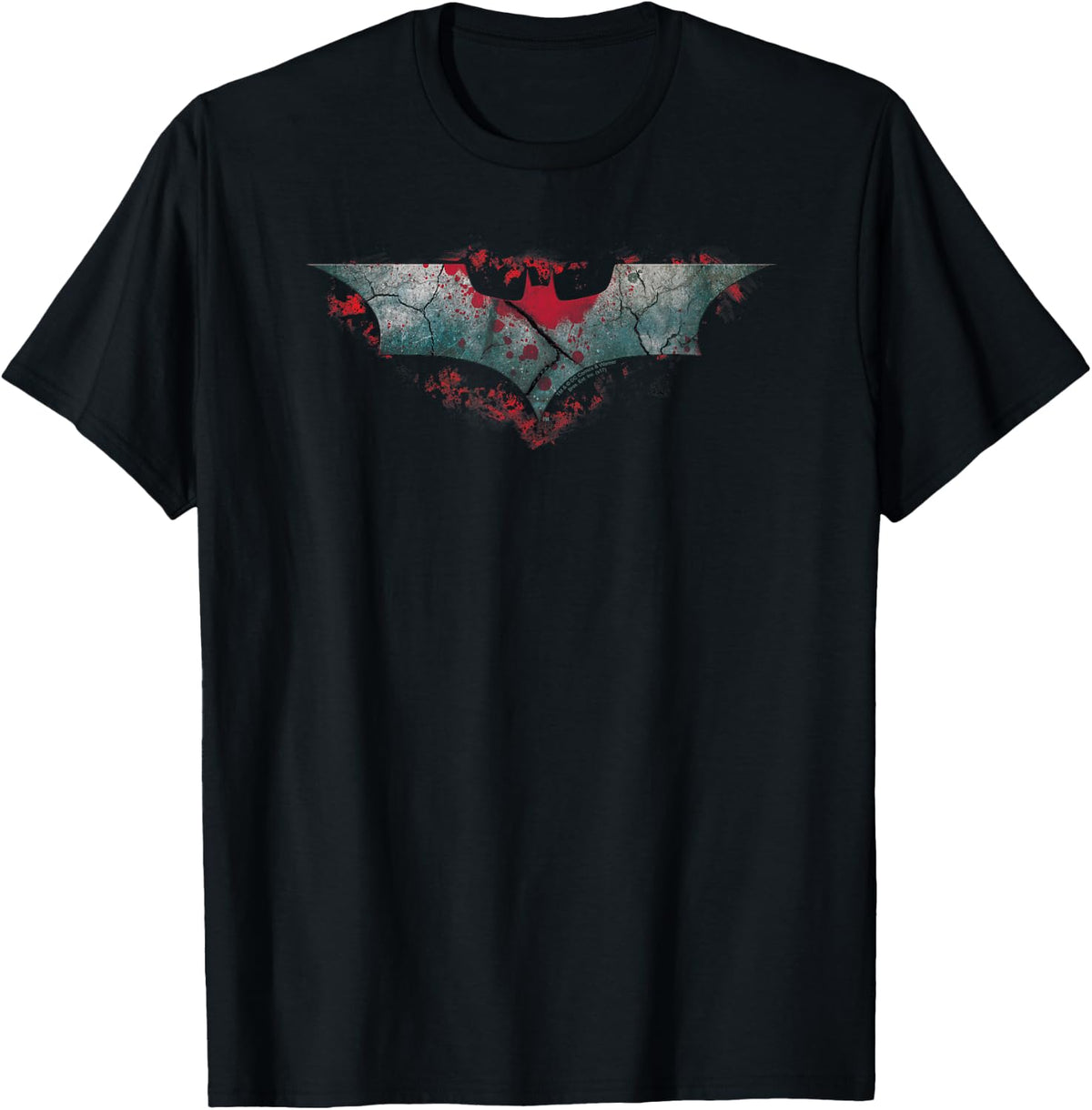 Batman Dark Knight Rises Split Crack Logo T Shirt T Shirt Comfort Fit Best Seller Look