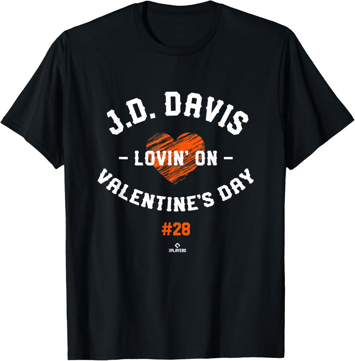 JD Davis Lovin' On Valentine's Day New York Baseball Player Apparel | Best Seller Pick