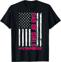 Girl Dad Fathers Day Daughter Outnumbered Shirt 30