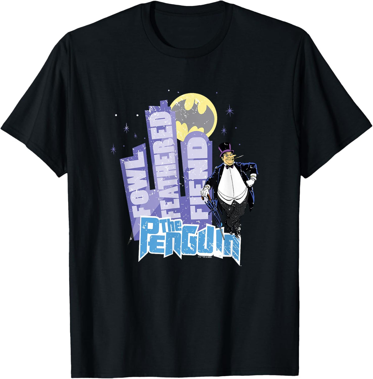 Batman Vintage Penguin Fowl Feathered Fiend Comic Icon Apparel Viral TikTok Find Best Seller Look