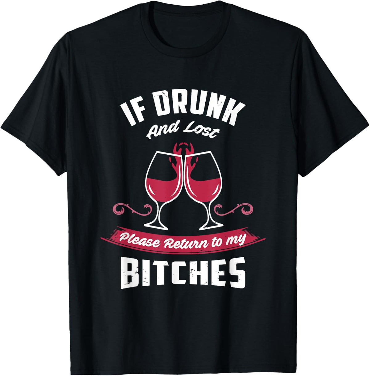Group Trip if Drunk and Lost Funny Girls Night Out Party Drinking Shirt 69