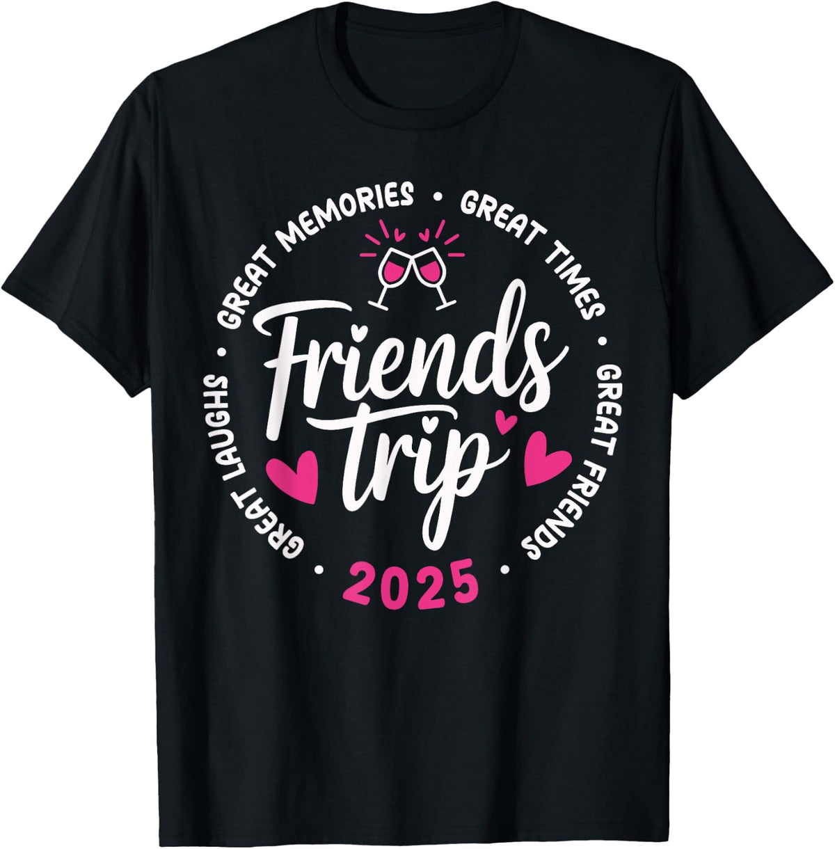 Group Trip 2025 Friends Design Unisex Vacation Tee 7