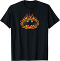 Batman Bat Flames Shield T Shirt T Shirt Viral TikTok Find Fan Favorite