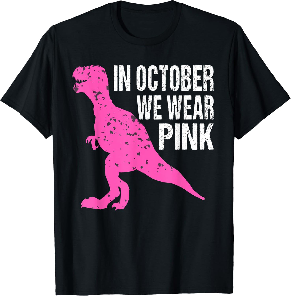 In October We Wear Pink Breast Cancer Awareness Kids Boys Apparel | Comfort Fit | Aesthetic Design