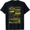 Batman Batmobile Specs Apparel Premium Print Gift Ready