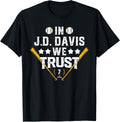 We Trust in J.D. Davis Oakland Baseball MLBPA Apparel | US Viral Style