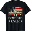Best Dad Ever Fathers Day USA American Flag the Politician 2024 Shirt