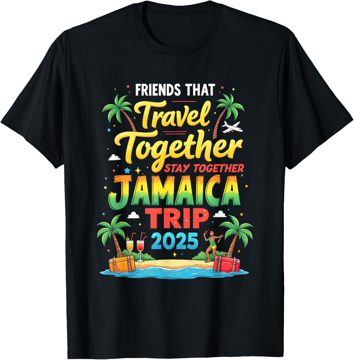 Group Trip Jamaica 2025 Friends Travel Together Matching Shirt 85