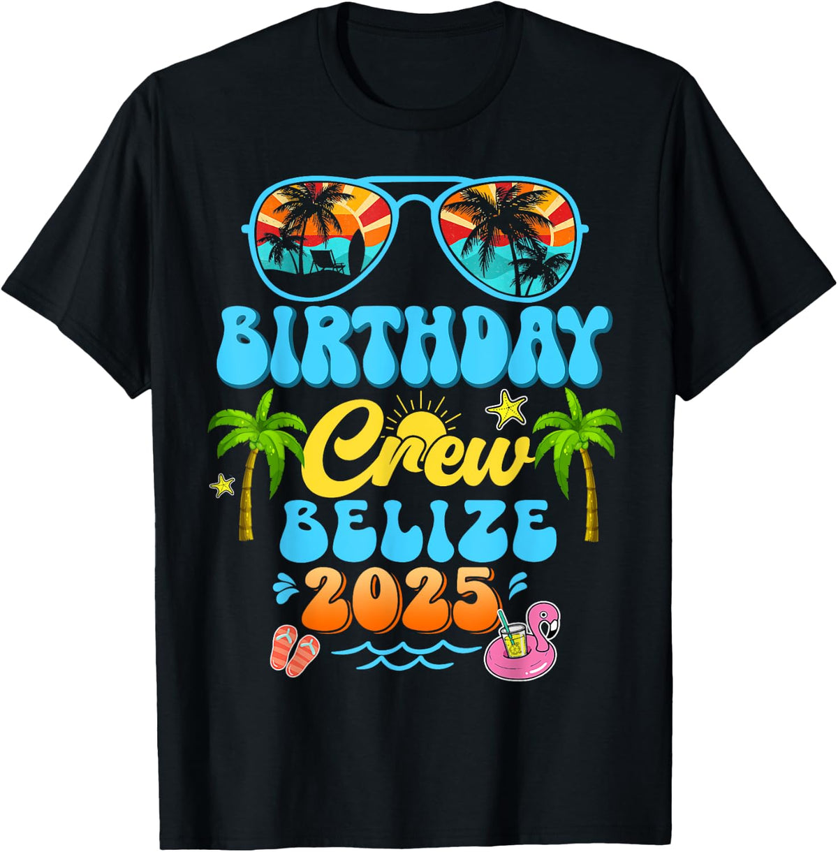 Group Trip Belize Birthday Crew Vacation Cruise 2025 Summer Shirt 13