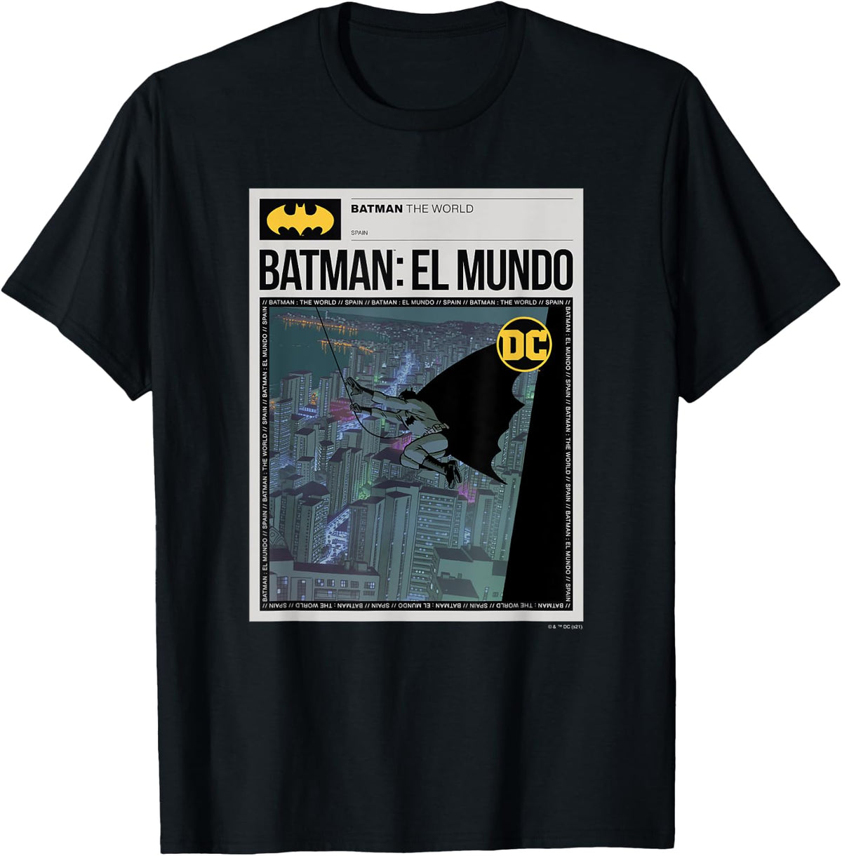 DC Comics Batman The World Spain Comic Cover Apparel Viral TikTok Find US Top Pick