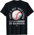 Boy Who Loves JD Hammer Prospect Baseball Fan Gear Apparel | Premium Quality