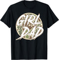 Girl Dad Vintage Camouflage Papa Life Fathers Day Shirt 125