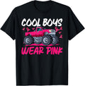 Monster Truck Breast Cancer Awareness Cool Boys Wear Pink Apparel | Premium Quality | Perfect Gift Idea