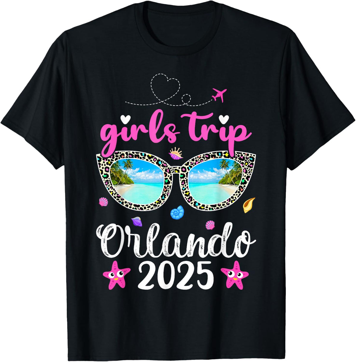 Group Trip Girls 2025 Summer Sunglass Florida Orlando Beach Shirt 127