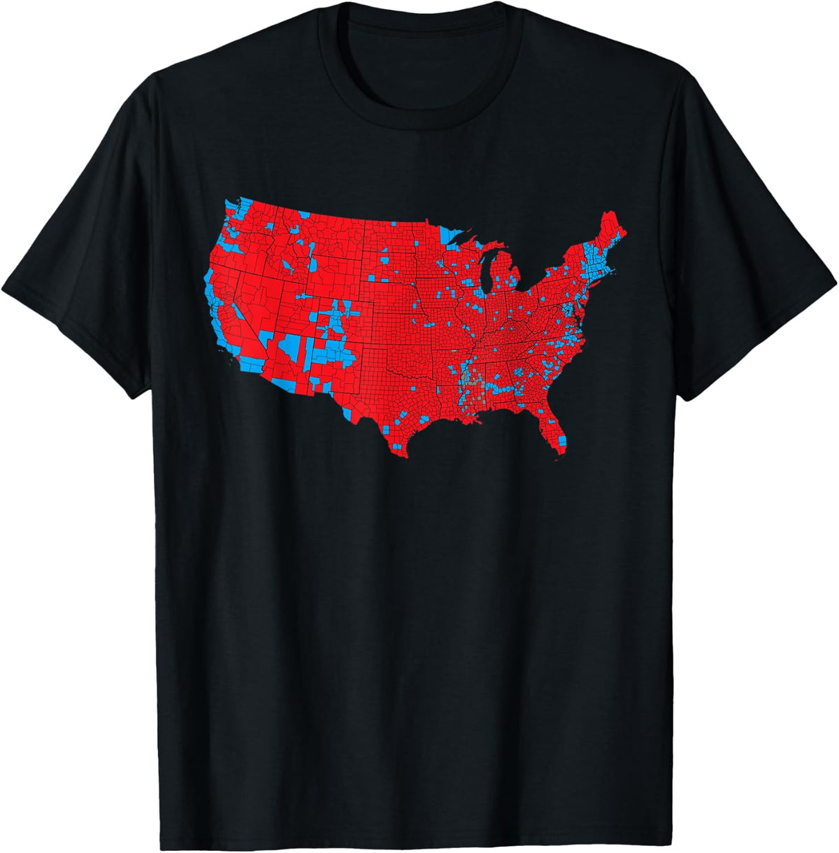 USA Election Map 2024 President the Politician Republican Red States Shirt