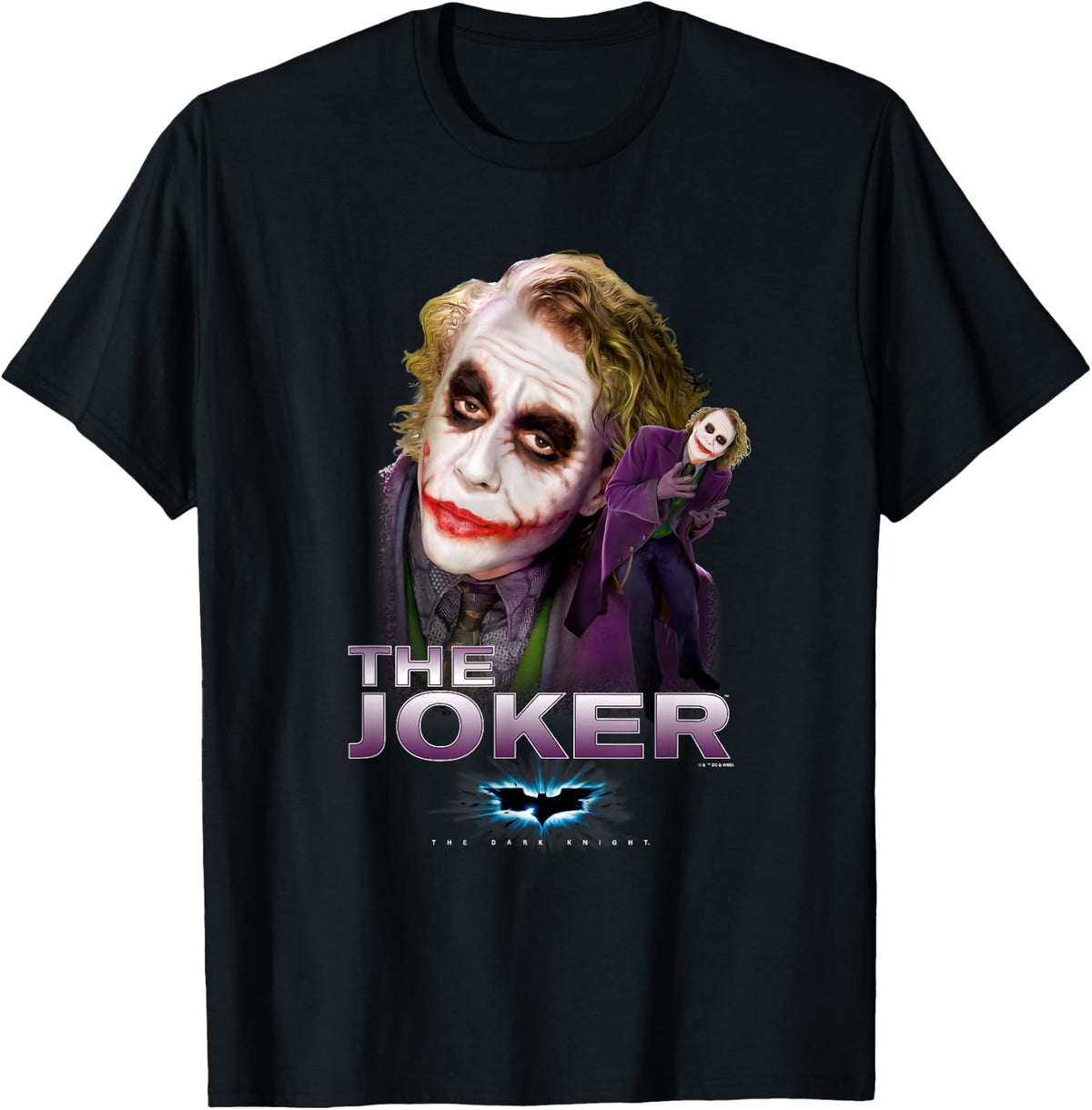 The Dark Knight The Joker Serious Comic Villain Portrait Apparel Trending US Best Seller Look