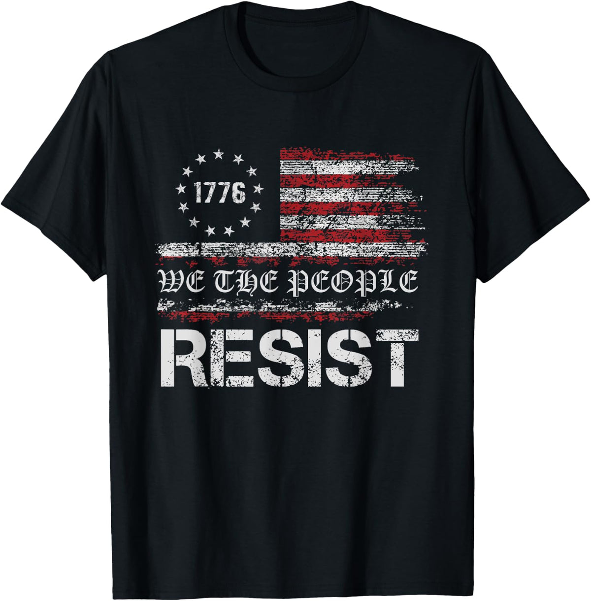 Resist the Politician Protest Anti Political US Flag We the People Shirt