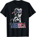 Happy 4th of July Merica the Politician American Flag USA Shirt