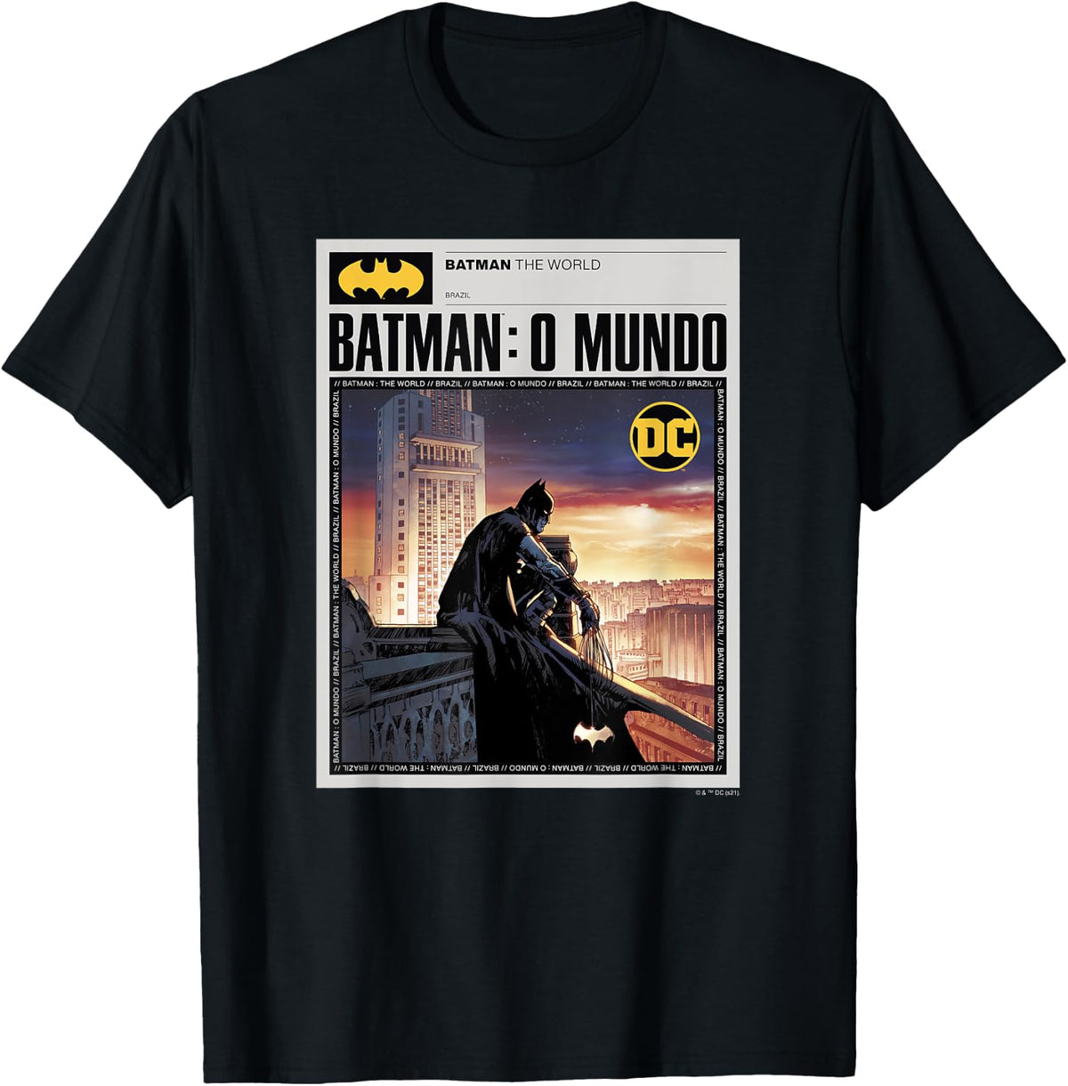DC Comics Batman The Movie Brazil Comic Cover Apparel Viral TikTok Find Best Seller Look