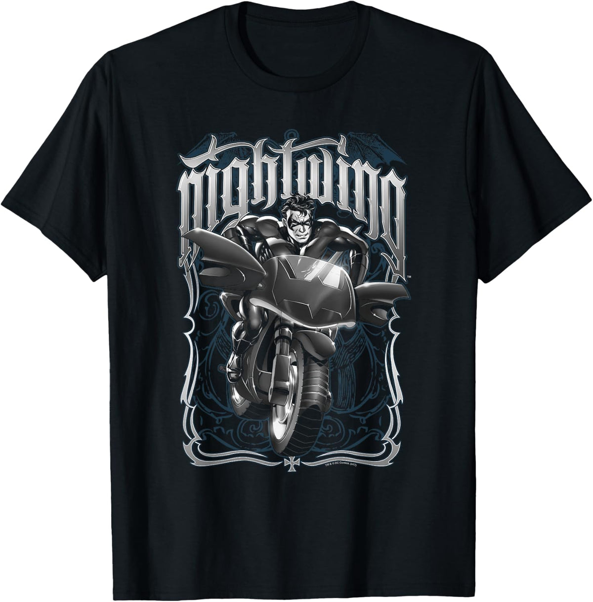 Batman Nightwing Biker T Shirt T Shirt Streetwear Style Fan Favorite