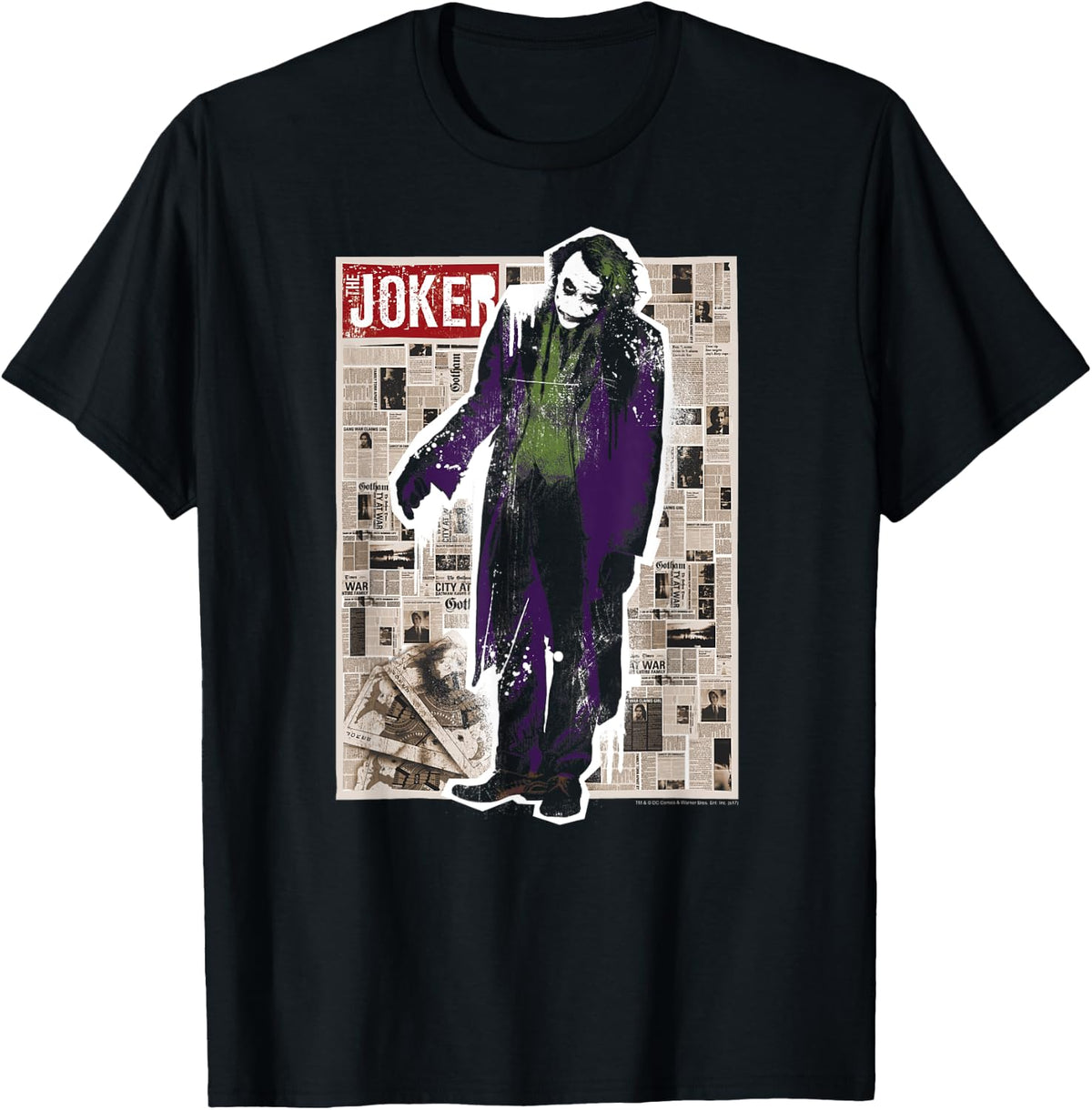 Batman Dark Knight Joker Funny Pages T Shirt T Shirt Premium Print US Top Pick