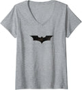 Batman Begins Center Bat Insignia Movie Logo V Neck Apparel High Search Demand Fan Favorite