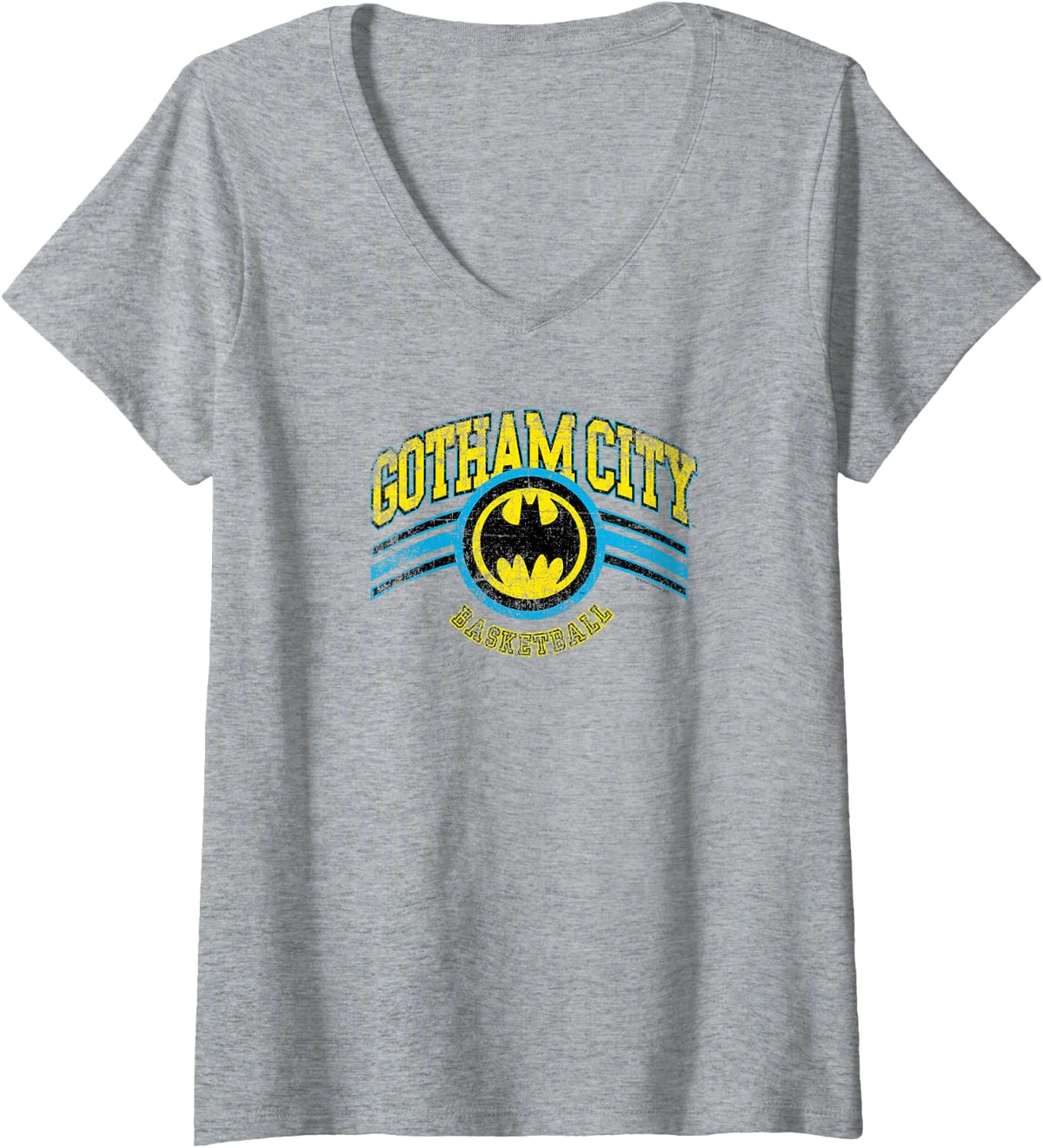 Womens Batman Gotham City Basketball V Neck Apparel High Search Demand Best Seller Look
