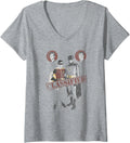 Womens Batman Classic TV Series Classified V Neck Apparel Comfort Fit Fan Favorite