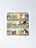 Pooh Bayeux Tapestry Poster