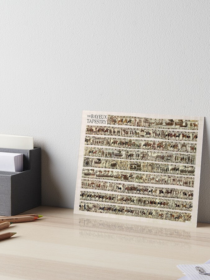 The COMPLETE Bayeux Tapestry Art Board Print