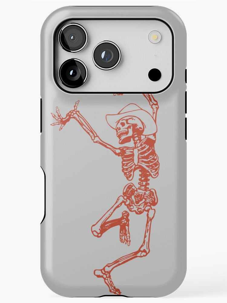 Cowboy skeleton iPhone Case
