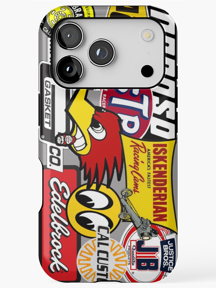 Speed Shop Aftermarket Stickers iPhone Case