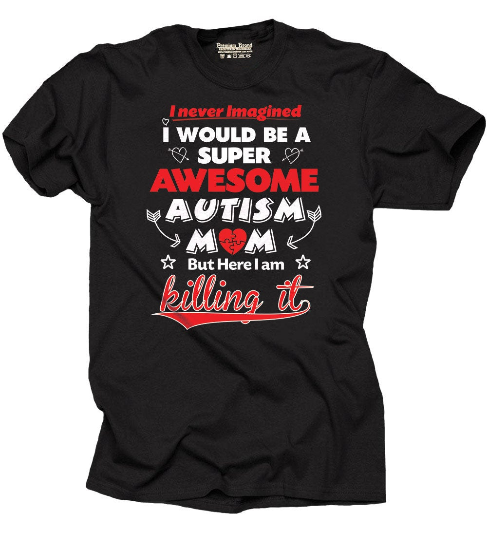 Autism Mom T Shirt Gift For Mother Tee Shirt Puzzle Autism Shirt Graphic Tee – Feel-Good Design · High-Quality Print
