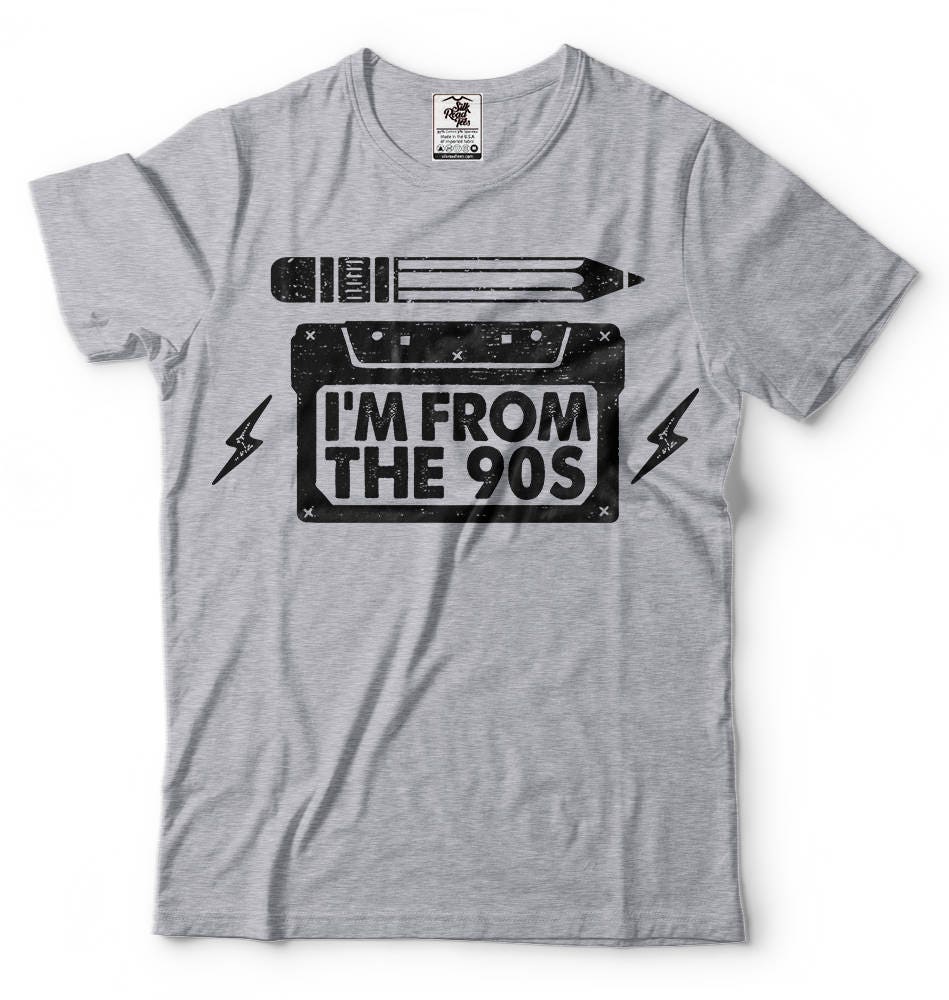 90s Old School T Shirt Funny Retro Cassette Tape Tee Shirt Graphic Tee – Premium Graphic · Must-Have Style